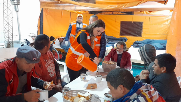SEN asiste a unas 57 personas en situación de calle este domingo