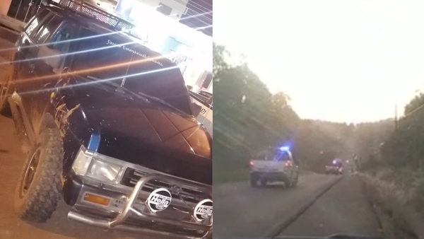 Ebrio desató feroz persecución desde Cambyretá a Encarnación