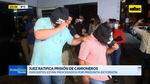 Juez ratifica prisión de camioneros - ABC Noticias - ABC Color