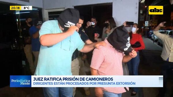 Juez ratifica prisión de camioneros - ABC Noticias - ABC Color