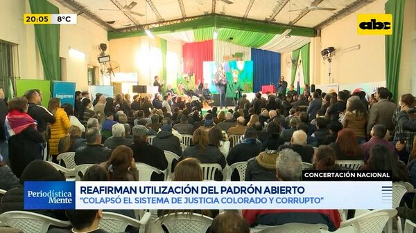 Reafirman utilización del padrón abierto - ABC Noticias - ABC Color