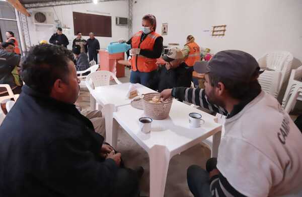 SEN brindó albergue a 45 personas y dio asistencia a otras nueve en situación de calle - .::Agencia IP::.