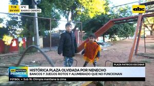 Plazas olvidadas por Nenecho: Alumbrados peligrosos y parques podridos - ABC Noticias - ABC Color