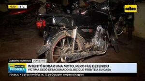 Intentó robar una moto, pero fue detenido - ABC Noticias - ABC Color
