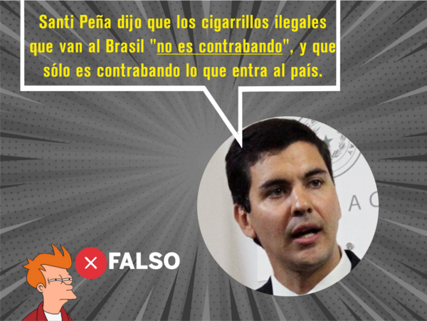 En programa televisivo Santiago Peña justifica el contrabando. - El Independiente