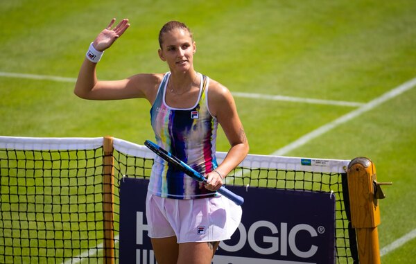 Karolina Pliskova conectó 17 aces con toda su potencia