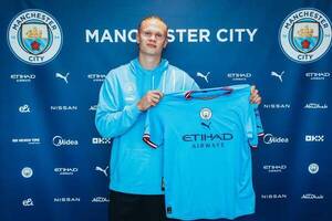 Crónica / Erling Haaland ya luce la casaca del Manchester City