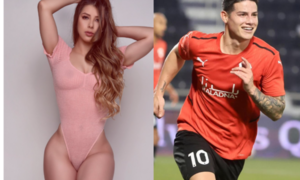 Miss tanga recibió mensajes de James Rodriguez: “Unos corazoncitos, reaccionó a algo y ya”