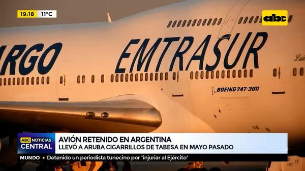 Avión retenido en Argentina: Sospechan de vínculos con el terrorismo  - ABC Noticias - ABC Color