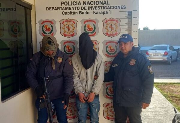 Detienen a supuesto sicario por el asesinato de un policía en Capitán Bado