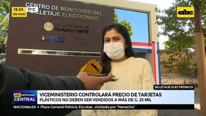 Billetaje electrónico: Afirman que tarjetas no deben ser vendidos a más de G. 25.000 - ABC Noticias - ABC Color