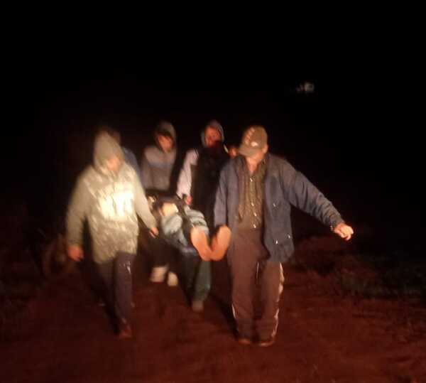 MOTOCICLISTA FALLECIÓ TRAS PERDER EL CONTROL Y CAER A UN ARROYO EN M. OTAÑO