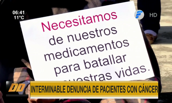 Interminable denuncia de pacientes con cáncer | Telefuturo