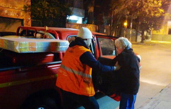 SEN asistió a más de 60 personas en situación de calle