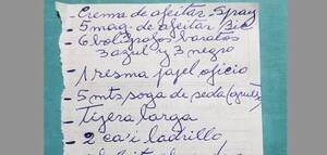 Crónica / Un papá envió a sus hijos una lista de lo que les permite regalarle