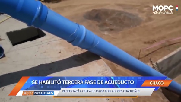 Habilitaron la tercera fase de Acueducto en el Chaco con presencia del Presidente Mario Abdo Benítez