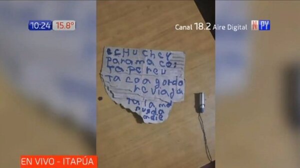 Amenazan de muerte a gomero en Itapúa - PARAGUAYPE.COM