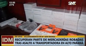Detienen a dos personas y recuperan 44 teléfonos de alta gama