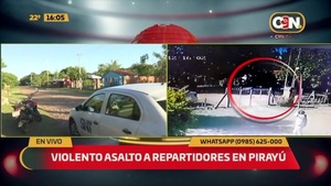 Violento asalto en Pirayú - C9N