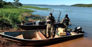 Incautan carga de marihuana prensada en puerto Marangatú - Megacadena — Últimas Noticias de Paraguay