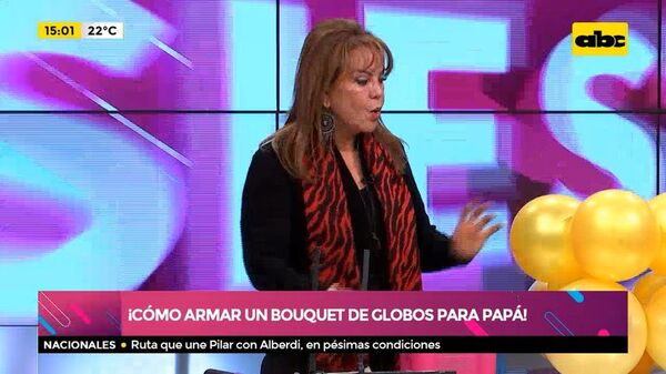 ¡Cómo armar un bouquet de globos para día del Padre!: Seminario de Decoración por Botica Mágica - Ensiestados - ABC Color