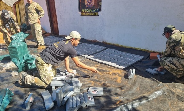 SENAD incautó más de 321 kilos de cocaína en Amambay