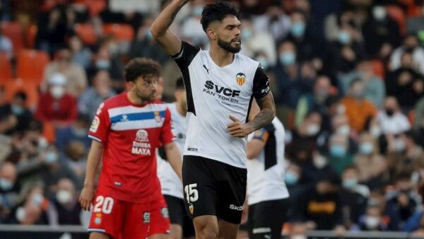 Omar Alderete se despide del Valencia