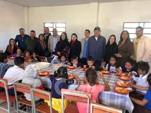 Lanzan almuerzo escolar en el distrito de Zanja Pyta