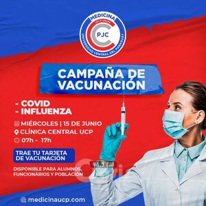 UCP anuncia campaña de vacunación en Pedro Juan