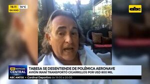 Tabesa se desentiende de polémica aeronave: Avión iraní transportó cigarrillos por US$ 800.000 - ABC Noticias - ABC Color