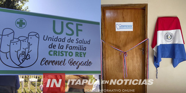 HABILITAN SALA ODONTOLÓGICA EN LA USF DE CRISTO REY, CORONEL BOGADO