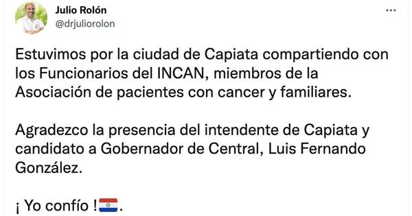 La Nación / Abdismo utiliza a pacientes con cáncer en acto político