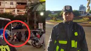 Pasajero de ómnibus internacional se tomó a golpes con inspector de tránsito