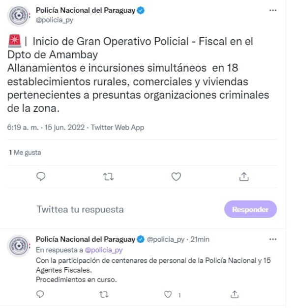 Megaoperación en Amambay para capturar al “contratista de la muerte” y su red de sicarios - La Primera Mañana - ABC Color