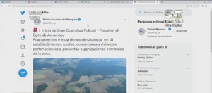 Múltiples allanamientos en Amambay - SNT