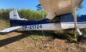 Avioneta con placa boliviana cae en presunta pista clandestina
