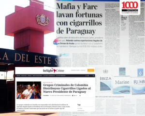 “El Tiempo” e “Insight Crime” ya publicaban la “ruta del cigarrillo” de Tabesa, desde Aruba a Colombia, durante el gobierno Cartes | 1000 Noticias