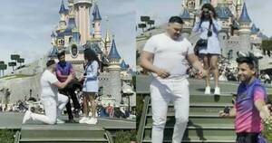 La Nación / Una pareja vivió el sueño de Disney pero con sabor agridulce