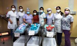 Clínicas: Trillizas ya están en su casa de Luque •