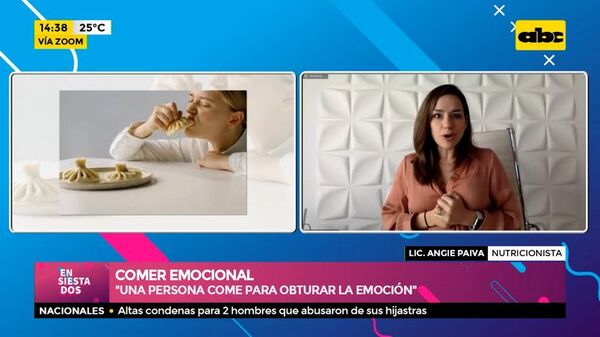 Comer emocional: “Una persona come para obturar la emoción” - Factor Clave - ABC Color