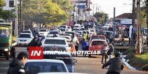  ENCARNACIÓN: APLICARAN MULTA A LOS AVIVADOS QUE SE COLAN A LA FILA 