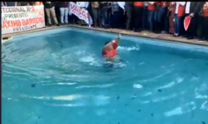 Hurrero tavyron se tiró a la piscina tras declararse “fans” de un candidato colo’o