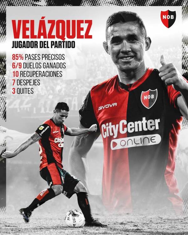 Crónica / Gustavo Velázquez brilló en la victoria de Newell's