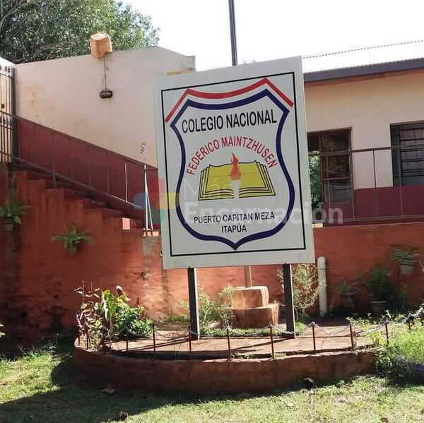 Denuncian amenaza de masacre en colegio de Capitán Meza Puerto