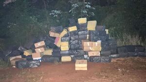 Contrabando: Cae otra megacarga de cigarrillos en Canindeyú