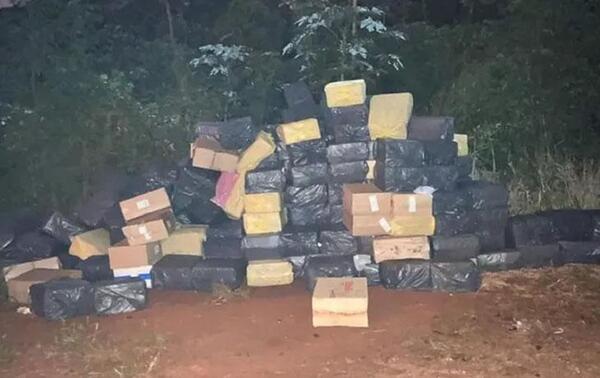 Cae otra megacarga de cigarrillos en Canindeyú – Prensa 5
