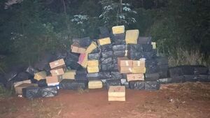 Contrabando: Cae otra megacarga de cigarrillos en Canindeyú