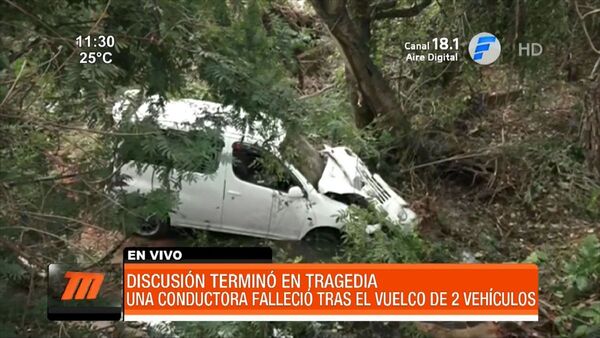 Discusión entre conductoras deja una fallecida en Estanzuela