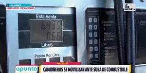 En Paraguarí, camioneros se movilizan contra suba de combustibles - ADN Digital