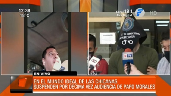 Suspenden audiencia de “Papo” Morales por décima vez